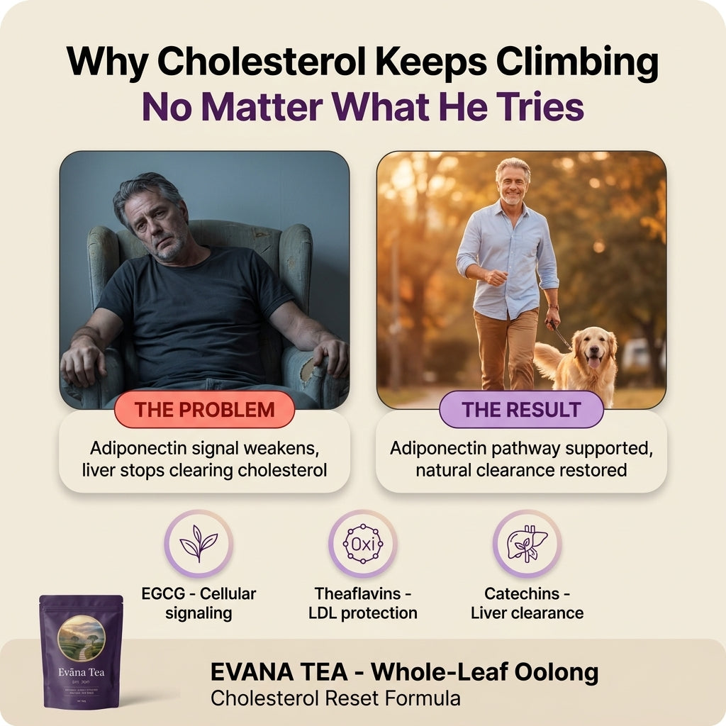 Evana Tea — Whole-Leaf Oolong To Support Natural Cholesterol Clearance